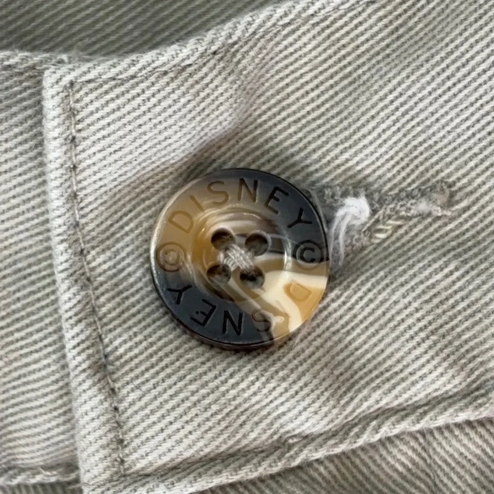 VINTAGE WALT DISNEY WORLD Mens Cargo Short Dad 90s Y2K Khaki 42 2XL Cotton Baggy